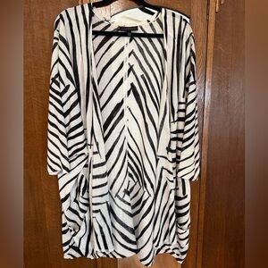 Lane Bryant Zebra Print Cardigan 22/24